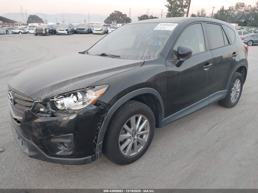 Vin: jm3ke2cy3g0901694, lot: 44384441, mazda cx-5 touring 20162