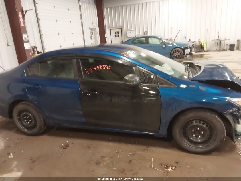 2013 Honda Civic Lx VIN: 2HGFB2F52DH563363 Lot: 43888884