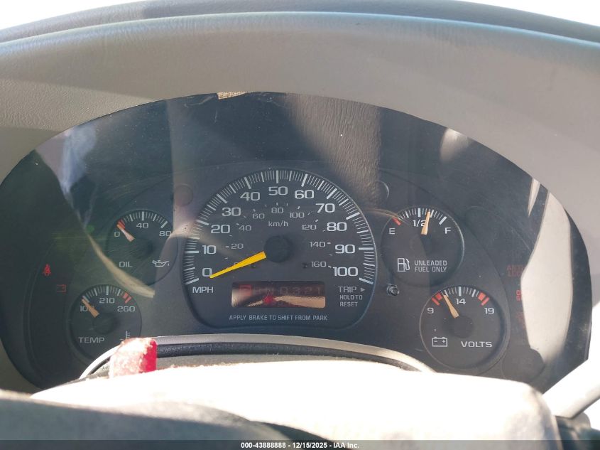 1997 Chevrolet Astro VIN: 1GNEL19W8VB213923 Lot: 43888888