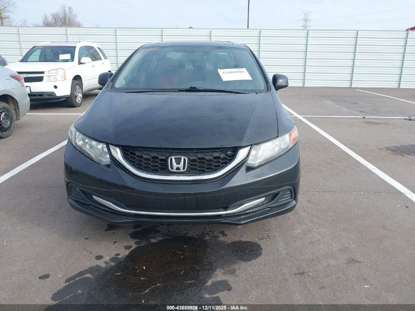 2013 Honda Civic Ex VIN: 19XFB2F82DE255193 Lot: 43888906