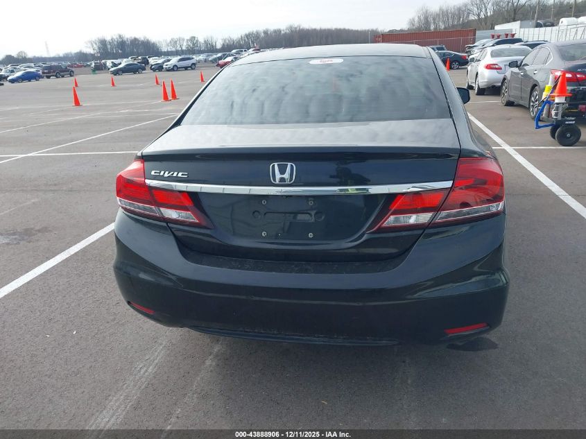 2013 Honda Civic Ex VIN: 19XFB2F82DE255193 Lot: 43888906