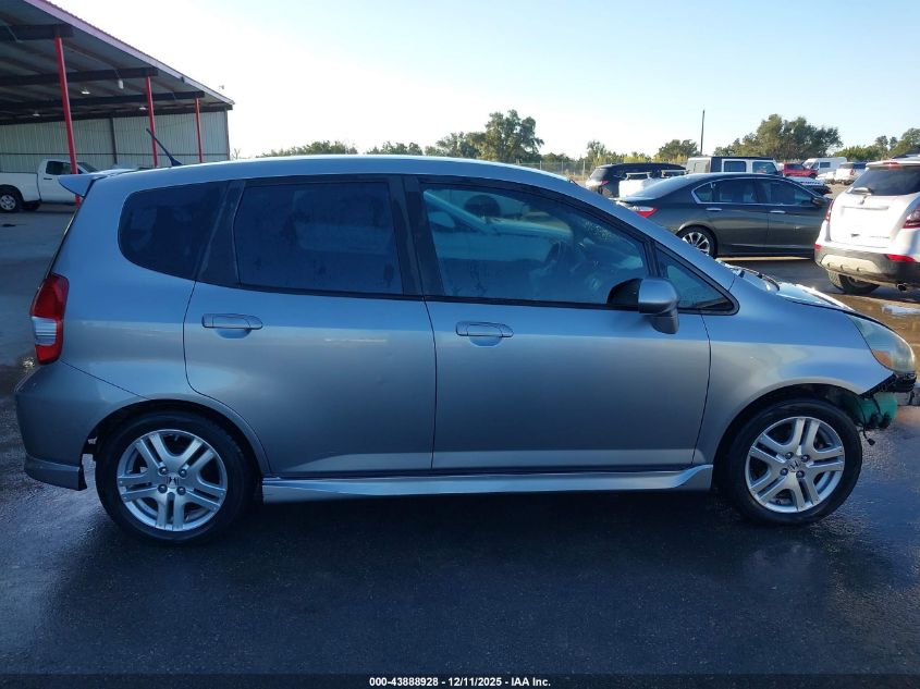 2008 Honda Fit Sport VIN: JHMGD37668S063617 Lot: 43888928