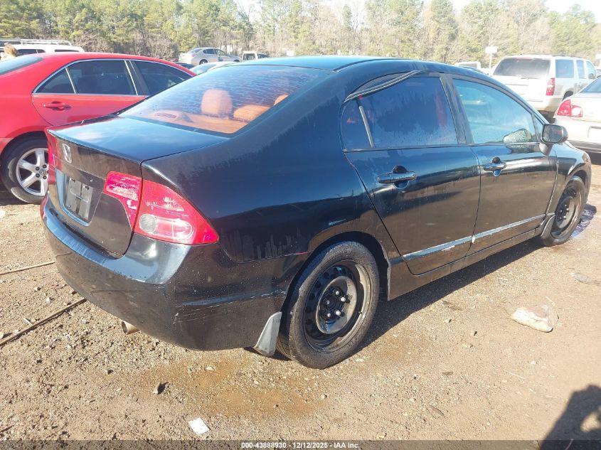 2008 Honda Civic Lx VIN: 2HGFA16518H533581 Lot: 43888930