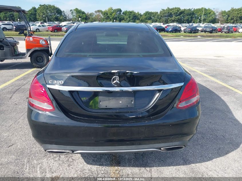 2017 Mercedes-Benz C 300 VIN: 55SWF4JB6HU197526 Lot: 43888949
