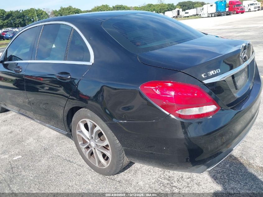2017 Mercedes-Benz C 300 VIN: 55SWF4JB6HU197526 Lot: 43888949