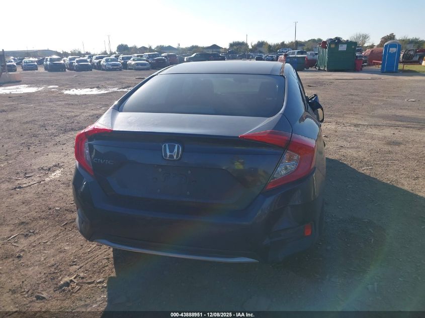 2019 Honda Civic Lx VIN: 19XFC2F68KE034576 Lot: 43888951