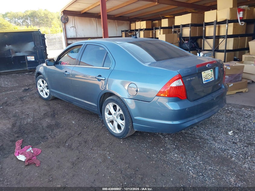 3FAHP0HA9CR214054 2012 FORD FUSION photo no. 3