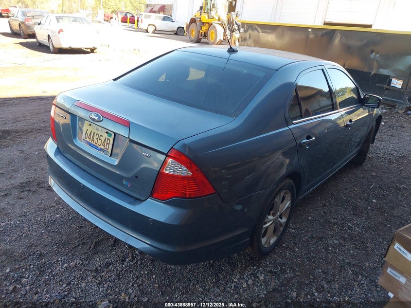 3FAHP0HA9CR214054 2012 FORD FUSION photo no. 4