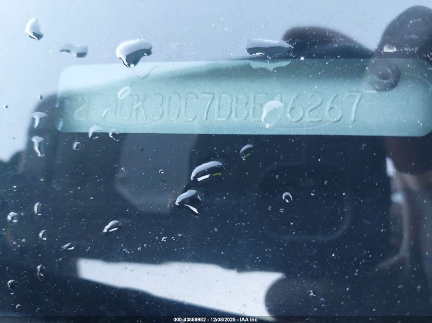 2013 Ford Edge Se VIN: 2FMDK3GC7DBE16267 Lot: 43888982