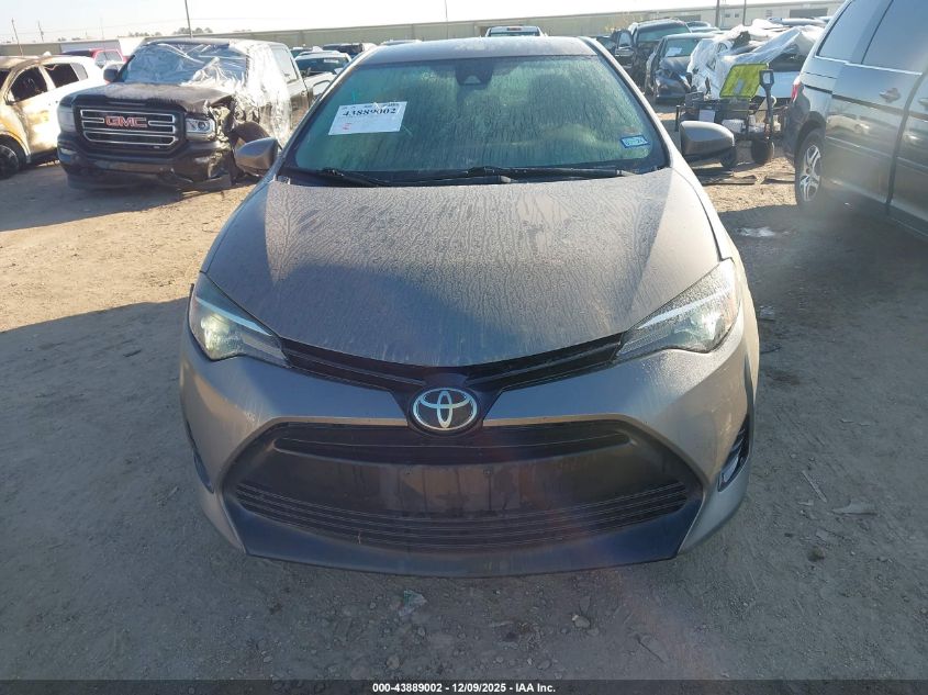 2018 Toyota Corolla Le VIN: 5YFBURHE5JP748865 Lot: 43889002