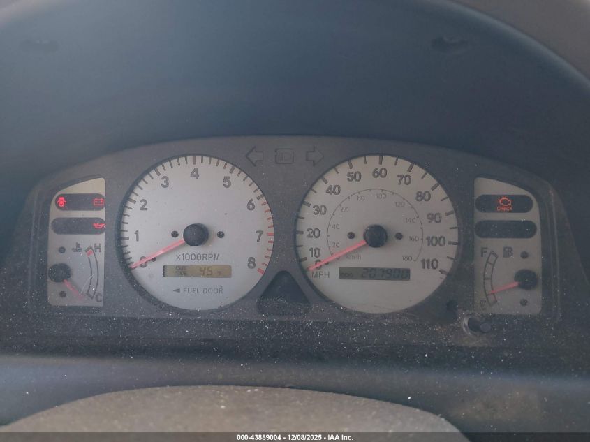 2000 Toyota Corolla Le VIN: 2T1BR12E4YC355056 Lot: 43889004