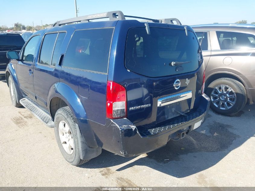 2007 Nissan Pathfinder Se VIN: 5N1AR18U57C601805 Lot: 43889026