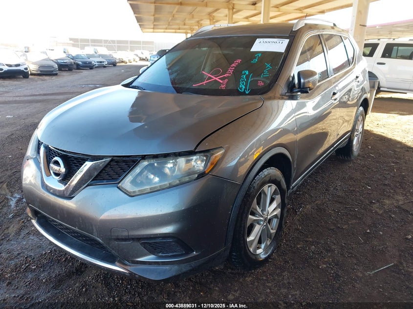 KNMAT2MV6GP685328 2016 NISSAN ROGUE photo no. 2