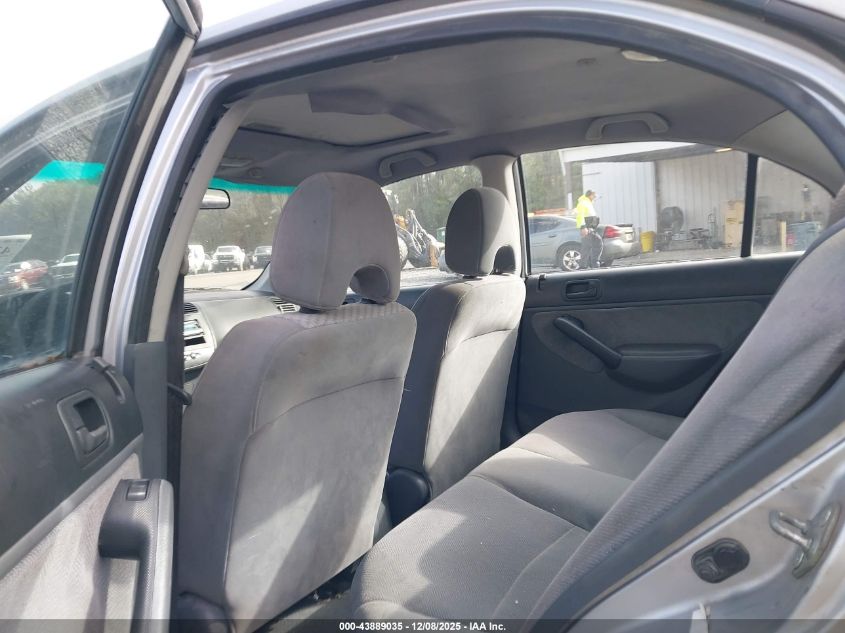 2001 Honda Civic Ex VIN: 1HGES267X1L058859 Lot: 43889035