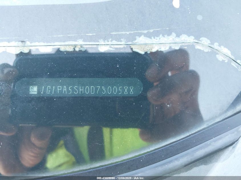 2013 Chevrolet Cruze Ls Auto VIN: 1G1PA5SH0D7300588 Lot: 43889066