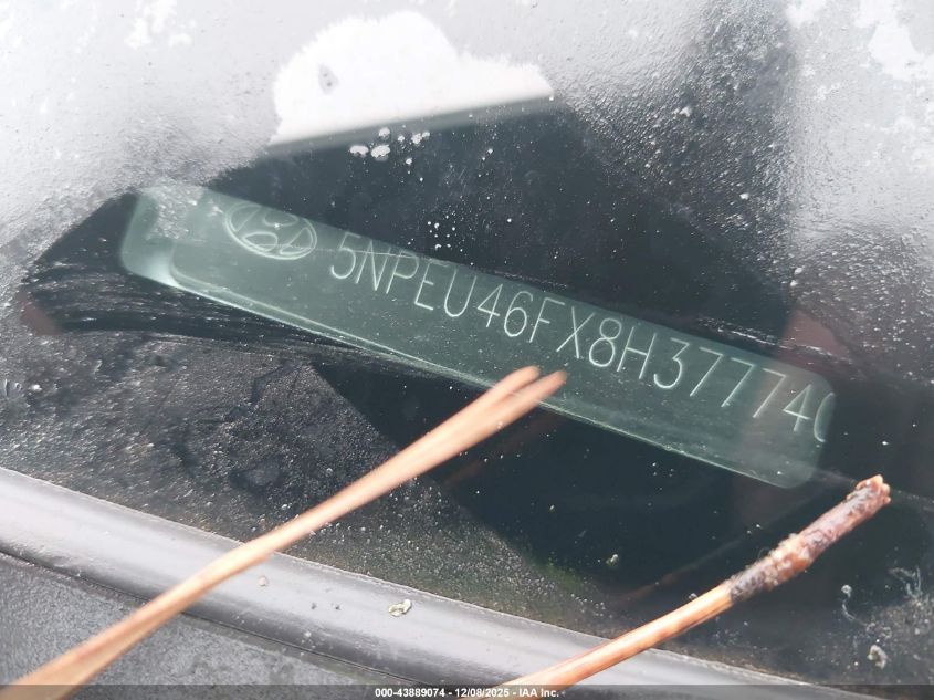 2008 Hyundai Sonata Limited V6/Se V6 VIN: 5NPEU46FX8H377740 Lot: 43889074