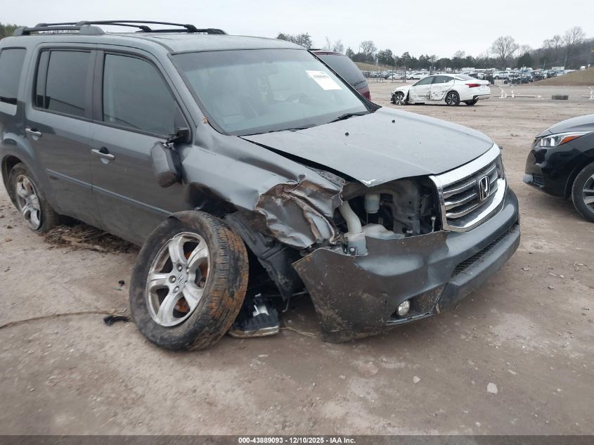 2012 Honda Pilot Ex-L VIN: 5FNYF4H50CB039296 Lot: 43889093