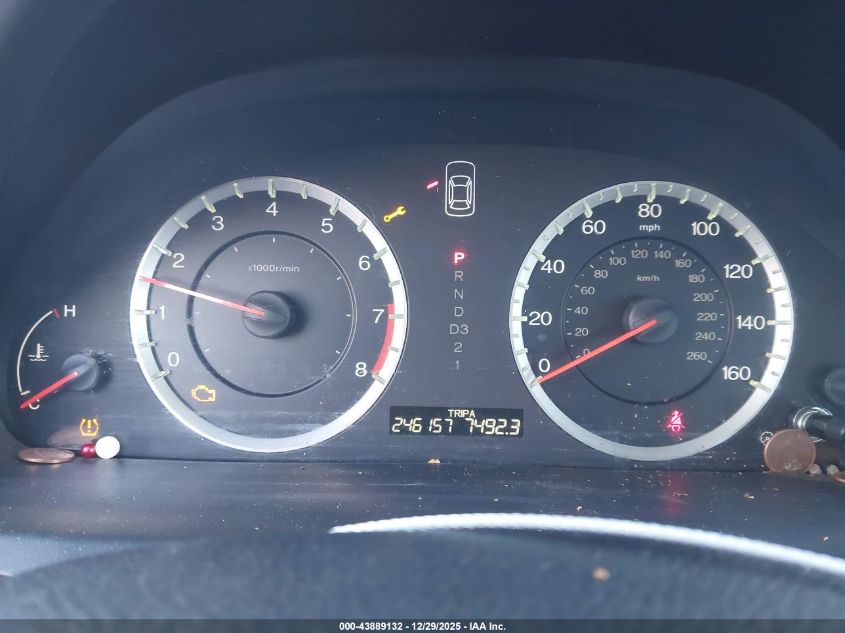 2012 Honda Accord 2.4 Lx VIN: 1HGCP2F31CA161639 Lot: 43889132