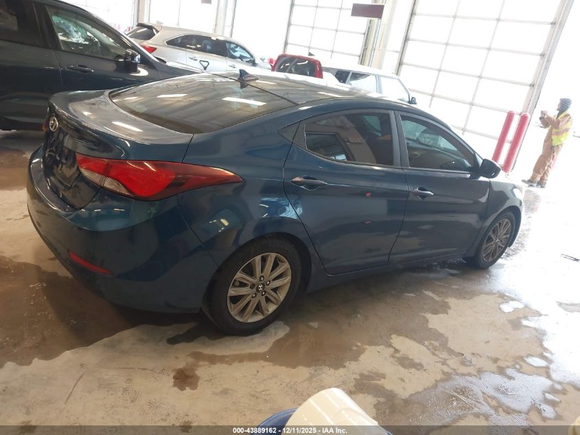 2016 Hyundai Elantra Se VIN: KMHDH4AE5GU501931 Lot: 43889162