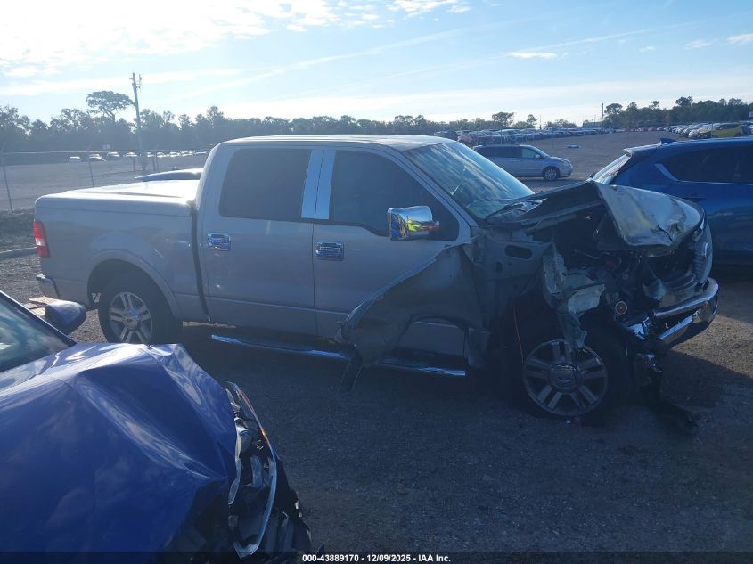 2006 Ford F-150 Lariat/Xlt VIN: 1FTPW12V76FB08004 Lot: 43889170