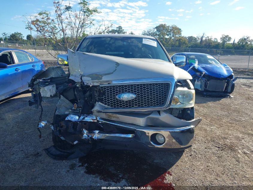2006 Ford F-150 Lariat/Xlt VIN: 1FTPW12V76FB08004 Lot: 43889170