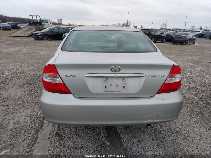 2002 Toyota Camry Le VIN: 4T1BE32K02U512813 Lot: 43889175