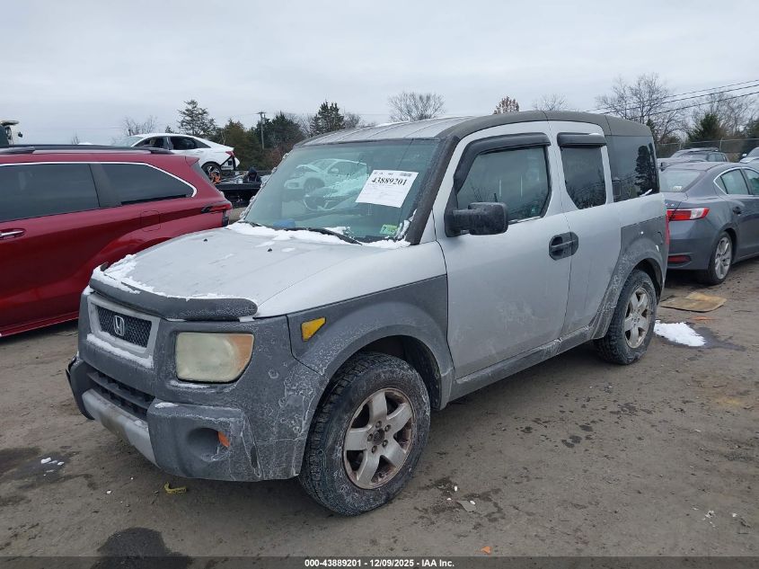 2003 Honda Element Ex VIN: 5J6YH28563L007118 Lot: 43889201