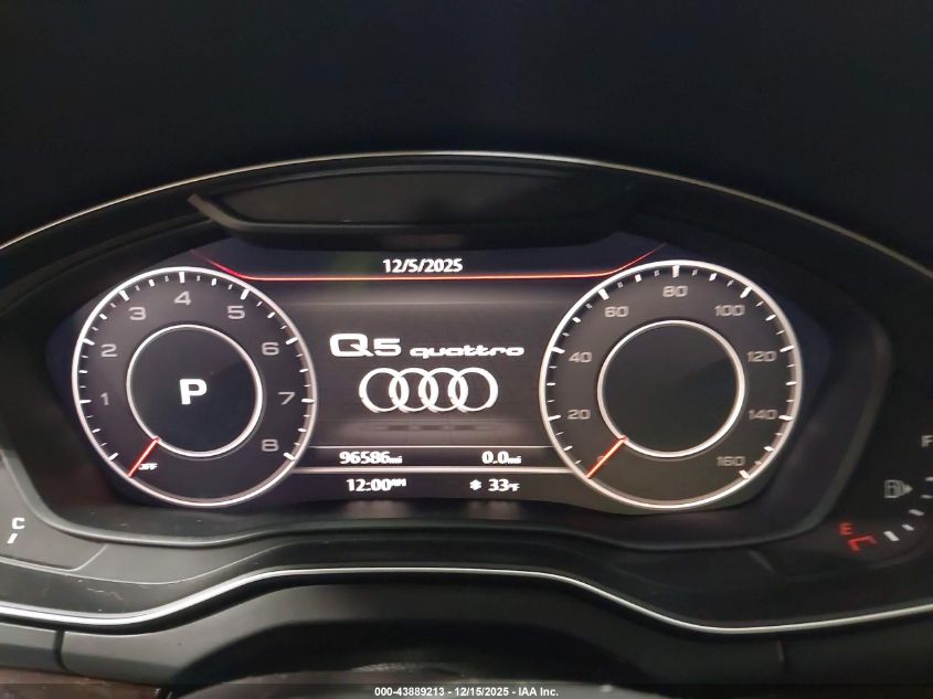 2018 Audi Q5 2.0T Premium/2.0T Tech Premium VIN: WA1BNAFYXJ2222204 Lot: 43889213