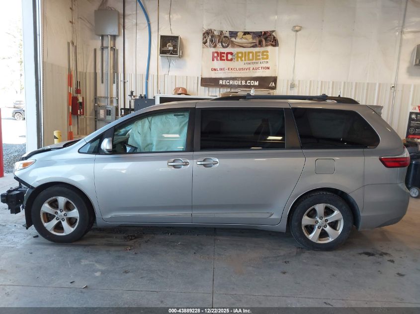 2017 Toyota Sienna Le 8 Passenger VIN: 5TDKZ3DC0HS856427 Lot: 43889228