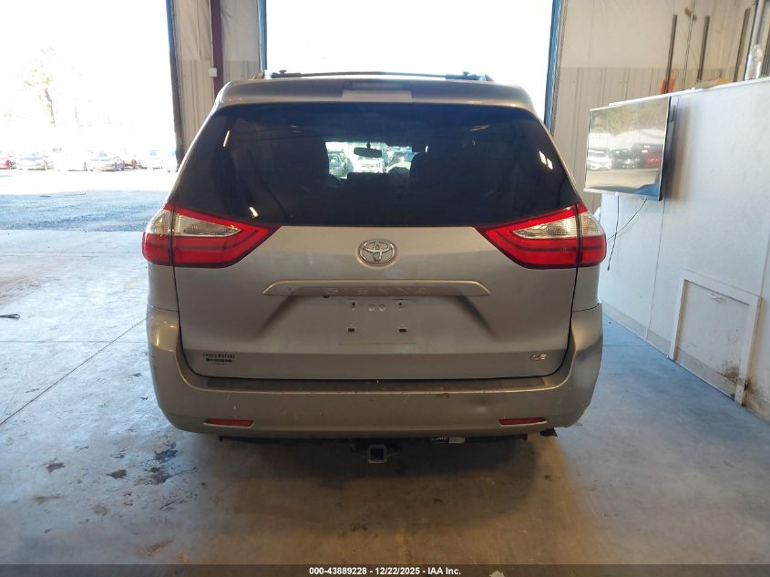 2017 Toyota Sienna Le 8 Passenger VIN: 5TDKZ3DC0HS856427 Lot: 43889228