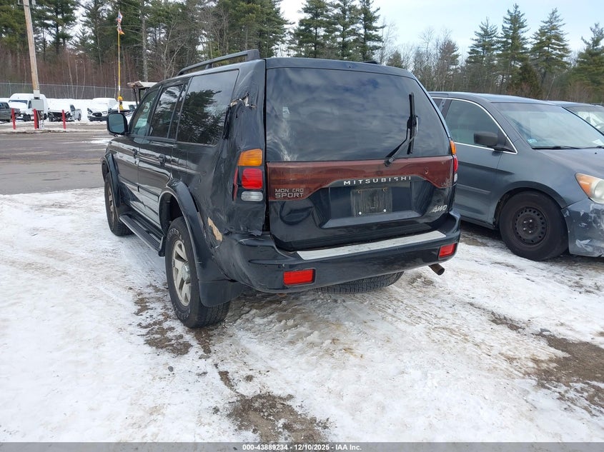 JA4MT41R52J050476 2002 MITSUBISHI MONTERO SPORT photo no. 3