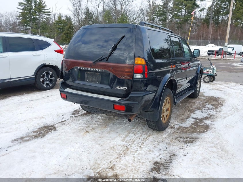 JA4MT41R52J050476 2002 MITSUBISHI MONTERO SPORT photo no. 4