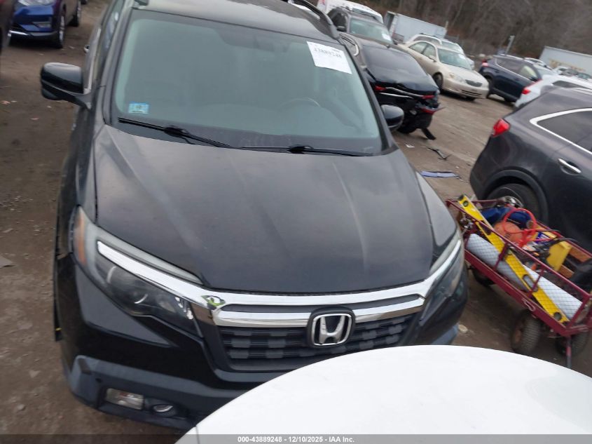 2017 Honda Ridgeline Rtl-T VIN: 5FPYK3F6XHB032355 Lot: 43889248