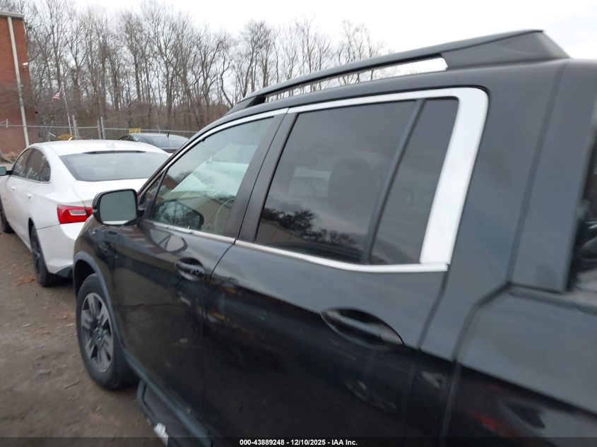 2017 Honda Ridgeline Rtl-T VIN: 5FPYK3F6XHB032355 Lot: 43889248