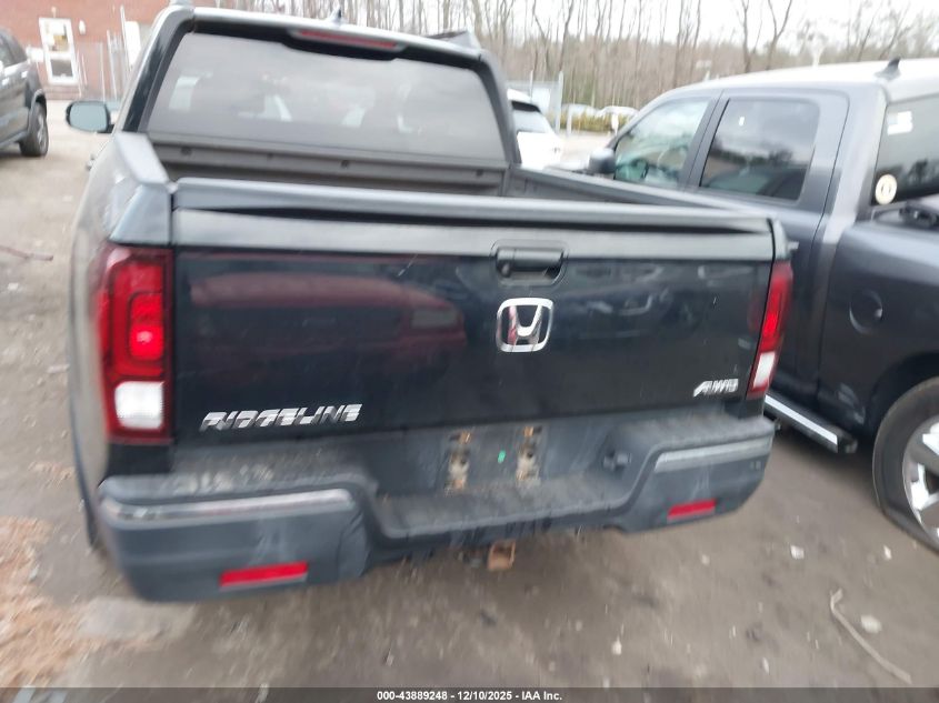 2017 Honda Ridgeline Rtl-T VIN: 5FPYK3F6XHB032355 Lot: 43889248