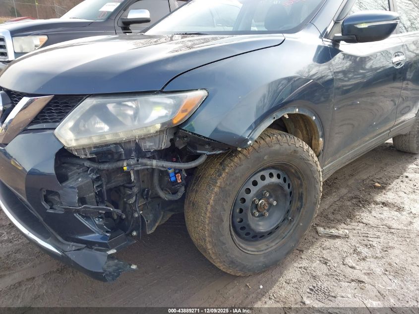 2015 Nissan Rogue S VIN: 5N1AT2MV0FC781571 Lot: 43889271