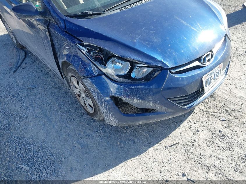 2016 Hyundai Elantra Se VIN: 5NPDH4AE9GH670087 Lot: 43889279