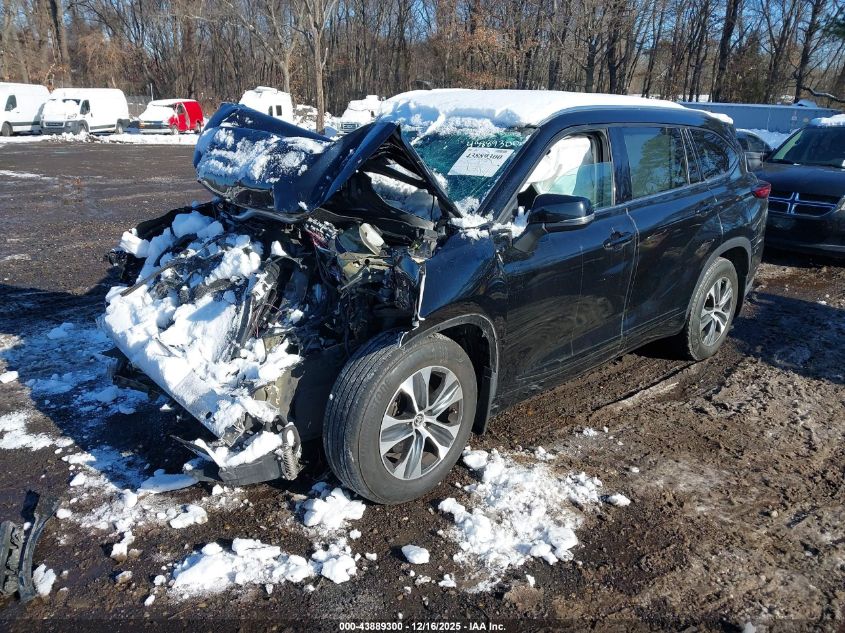 2020 Toyota Highlander Xle VIN: 5TDHZRBH6LS055974 Lot: 43889300