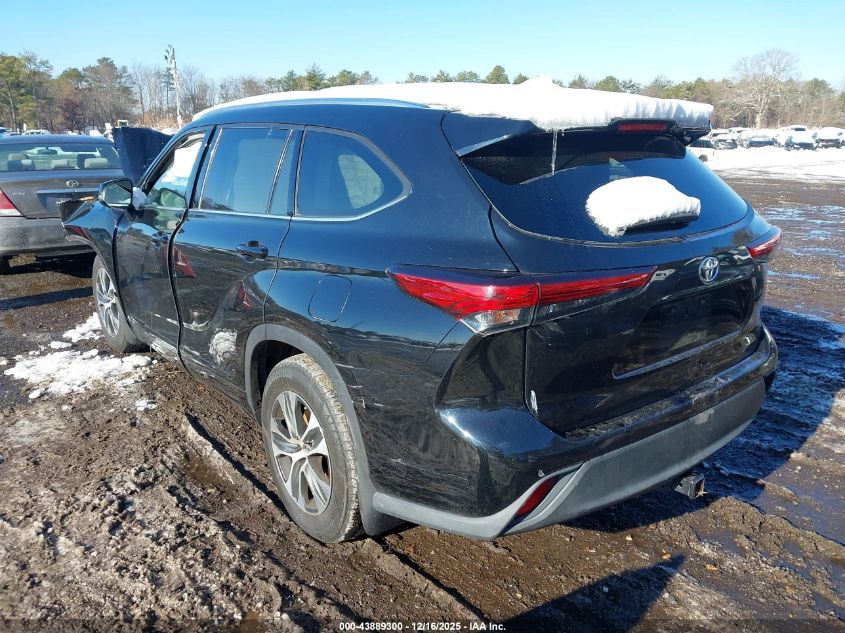 2020 Toyota Highlander Xle VIN: 5TDHZRBH6LS055974 Lot: 43889300