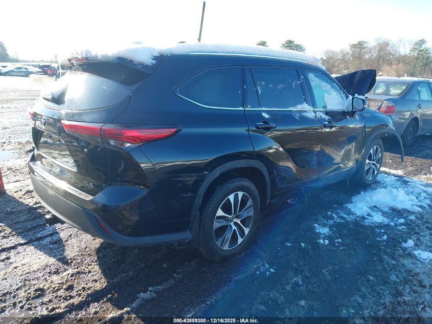 2020 Toyota Highlander Xle VIN: 5TDHZRBH6LS055974 Lot: 43889300