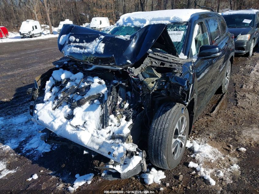 2020 Toyota Highlander Xle VIN: 5TDHZRBH6LS055974 Lot: 43889300