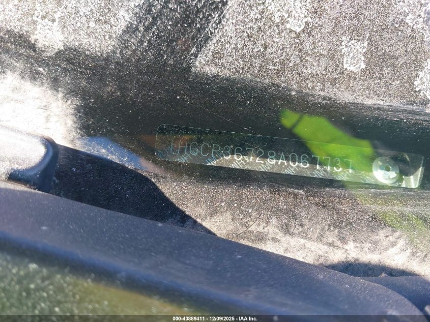 2008 Honda Accord 3.5 Ex VIN: 1HGCP36728A067737 Lot: 43889411