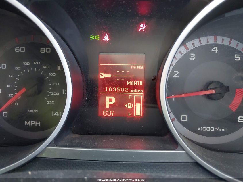 2009 Mitsubishi Outlander Es VIN: JA4LS21W69Z001260 Lot: 43889470