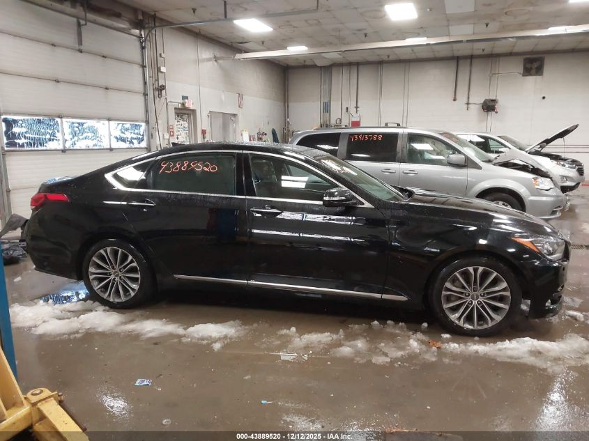 2015 Hyundai Genesis 3.8 VIN: KMHGN4JE5FU018640 Lot: 43889520