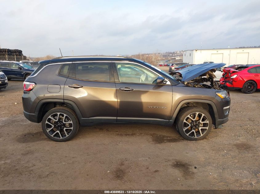 2018 Jeep Compass Limited 4X4 VIN: 3C4NJDCB7JT479397 Lot: 43889523