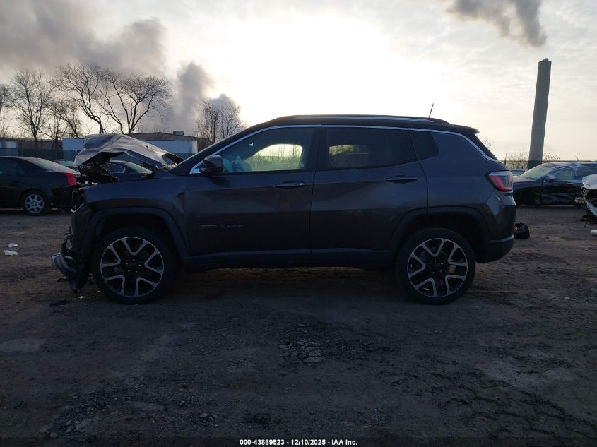 2018 Jeep Compass Limited 4X4 VIN: 3C4NJDCB7JT479397 Lot: 43889523