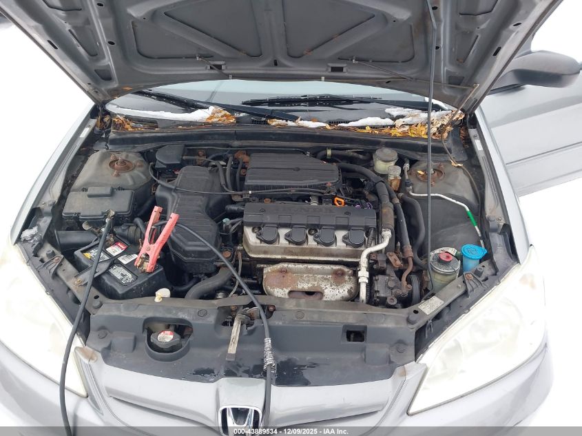 2005 Honda Civic Lx VIN: 2HGES15555H633026 Lot: 43889534