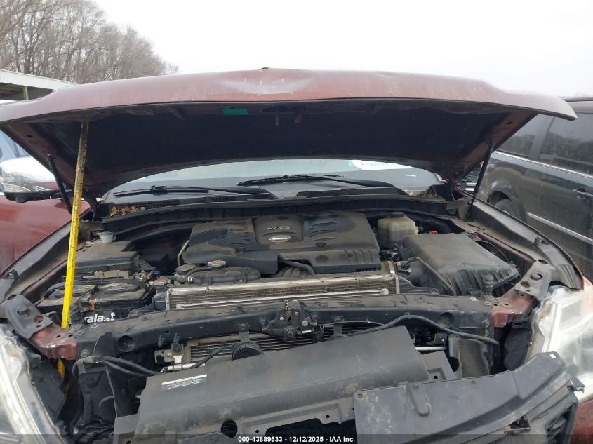 2017 Nissan Armada Platinum VIN: JN8AY2NE9H9705355 Lot: 43889533