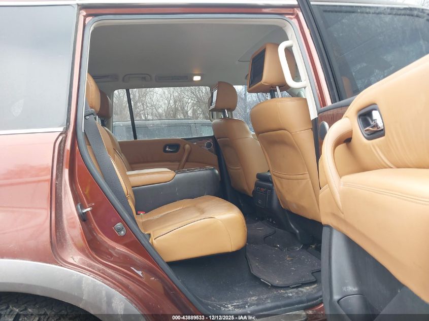 2017 Nissan Armada Platinum VIN: JN8AY2NE9H9705355 Lot: 43889533