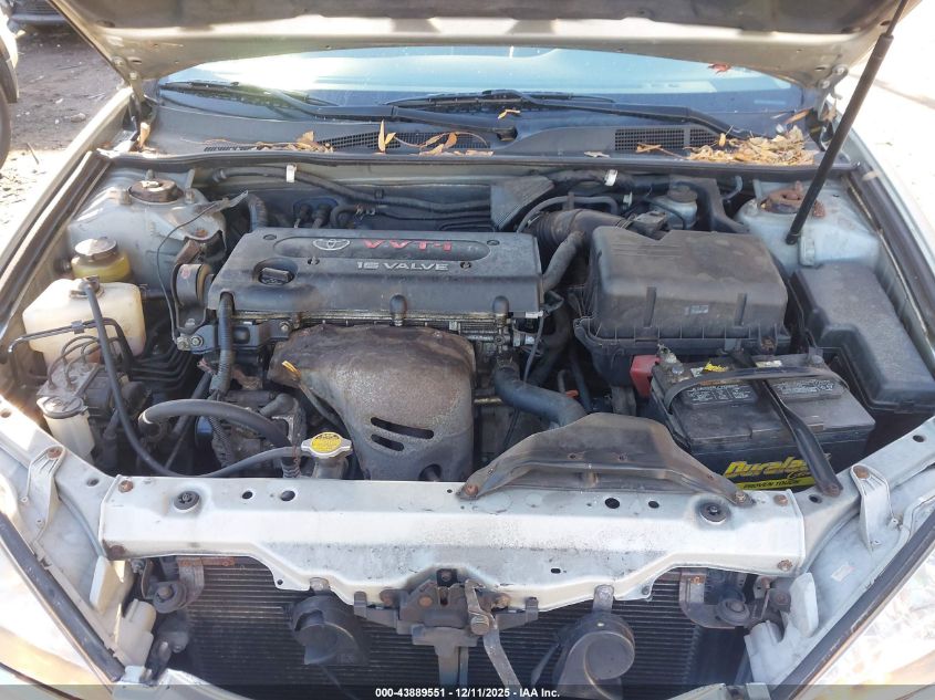 2003 Toyota Camry Le/Xle/Se VIN: 4T1BE30K33U662628 Lot: 43889551